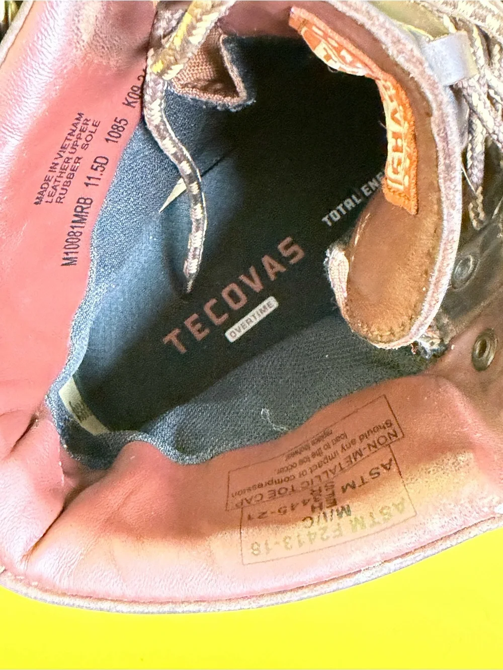 Tecovas Men's LongHaul Waterproof Moc Composite Toe Work Boots Espresso 11.5 D
